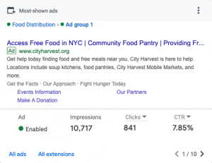 Google grant ad example 2